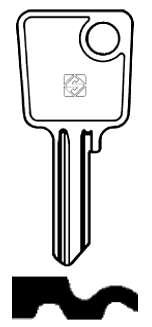 Afbeelding van Silca Cilindersleutel staal ME6