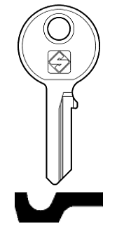 Afbeelding van Silca Cilindersleutel staal ME9