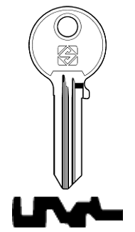Afbeelding van Silca Cilindersleutel staal RIQ11R