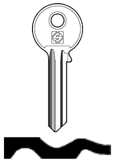 Afbeelding van Silca Cilindersleutel staal TRM3