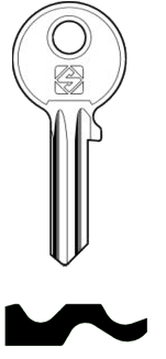 Afbeelding van Silca Cilindersleutel brass SF7R