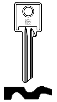 Afbeelding van Silca Cilindersleutel brass CIL3