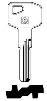 Afbeelding van Silca Boringsleutel brass MG9