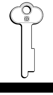 Afbeelding van Silca Cilindersleutel brass SAR1031