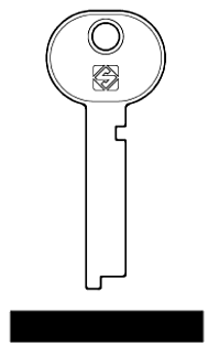 Afbeelding van Silca Cilindersleutel ijzer MIS2