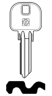 Afbeelding van Silca Cilindersleutel staal AZ11