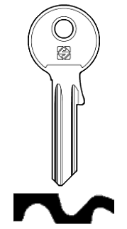 Afbeelding van Silca Cilindersleutel staal AZ2X