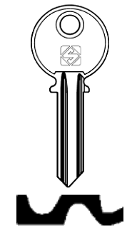 Afbeelding van Silca Cilindersleutel staal AZ3R