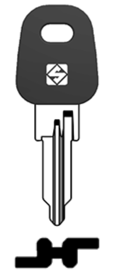 Afbeelding van Silca Fietssleutel plastic kop staal AX18EP