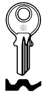 Afbeelding van Silca Cilindersleutel staal CA5