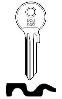 Afbeelding van Silca Cilindersleutel staal EVO1