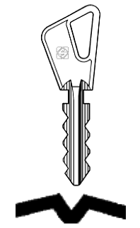 Afbeelding van Silca Cilindersleutel staal FT4C