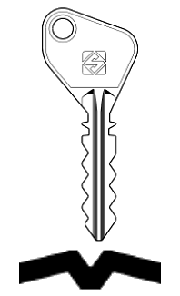 Afbeelding van Silca Cilindersleutel staal FT5C