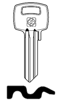 Afbeelding van Silca Cilindersleutel staal GDA5