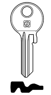 Afbeelding van Silca Cilindersleutel staal HGO5