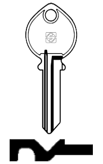 Afbeelding van Silca Cilindersleutel staal IF3