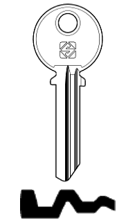Afbeelding van Silca Cilindersleutel staal LH10R