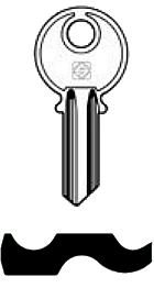 Afbeelding van Silca Cilindersleutel staal MI6R