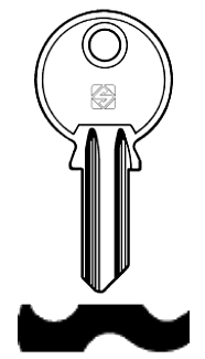 Afbeelding van Silca Cilindersleutel staal MI7R