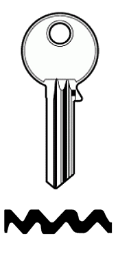 Afbeelding van Silca Cilindersleutel staal PH2