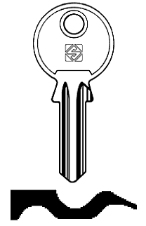 Afbeelding van Silca Cilindersleutel staal SE1