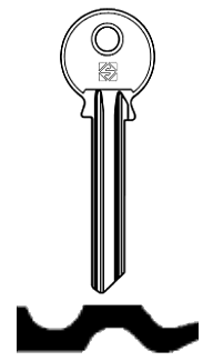 Afbeelding van Silca Cilindersleutel staal SE7R