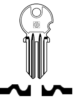 Afbeelding van Silca Cilindersleutel staal SOF1R