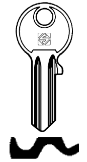 Afbeelding van Silca Cilindersleutel staal TAR7R