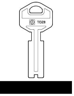 Afbeelding van Silca Cilindersleutel staal TOZ6