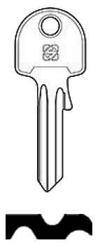 Afbeelding van Silca Cilindersleutel staal VRF3SL