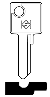 Afbeelding van Silca Cilindersleutel staal WEB1