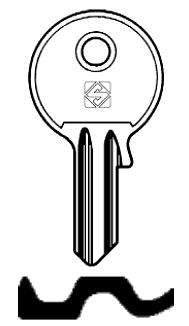 Afbeelding van Silca Cilindersleutel staal ZI3R