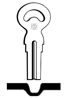 Afbeelding van Silca Plaatsleutel APE2