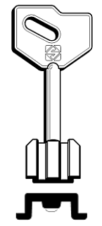 Afbeelding van Silca Klaviersleutel brass 5AU7