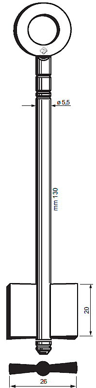 Afbeelding van Silca Dubbelbaardsleutel ijzer 7213