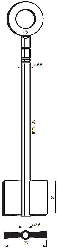 Afbeelding van Silca Dubbelbaardsleutel ijzer 8213