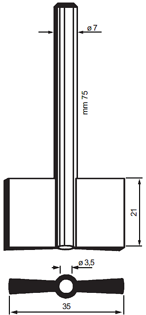Afbeelding van Silca Dubbelbaardsleutel ijzer 8808/1