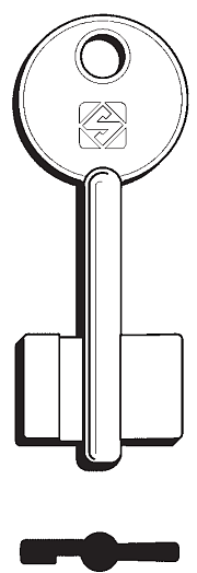 Afbeelding van Silca Klaviersleutel brass 5ID11