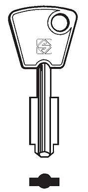 Afbeelding van Silca Klaviersleutel brass ACH