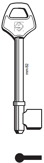 Afbeelding van Silca Klaviersleutel ijzer 2FY5