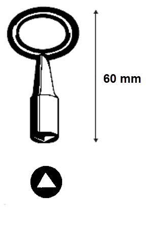 Afbeelding van Art. 20 / DK 10mm doornsleutel driekant