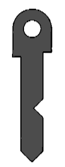 Afbeelding van Silca afstelplaatje zijafstelling Bravo Professional    D901561ZR