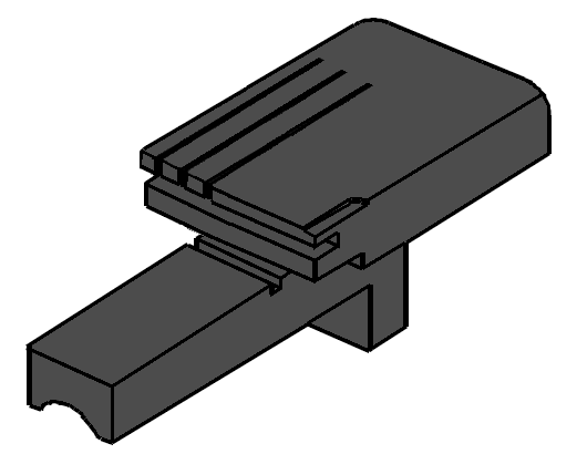 Afbeelding van Silca MOBILE JAW FOR RIGHT CLAMP D910488ZR