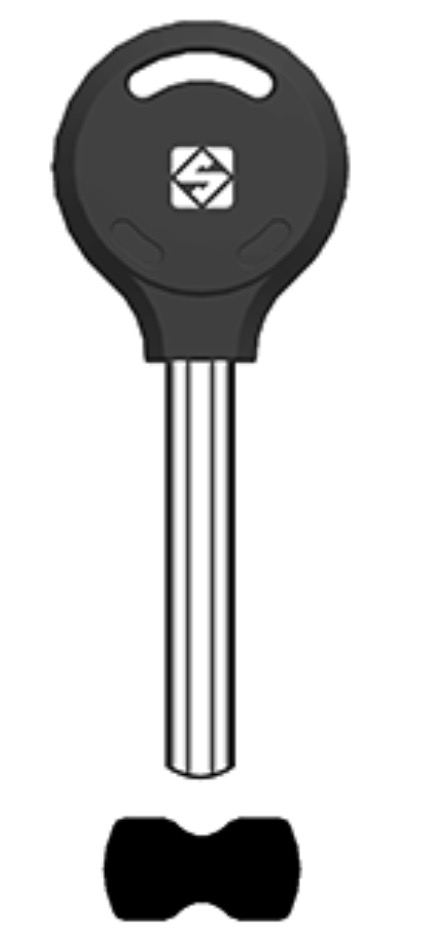 Afbeelding van Silca Blokjessleutel brass TCY1P