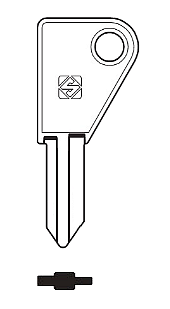 Afbeelding van Silca Contactsleutel staal TPC1