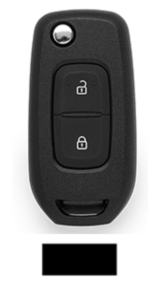 Afbeelding van Silca lege behuizing Dacia Renault 2-knops VA2GRS3