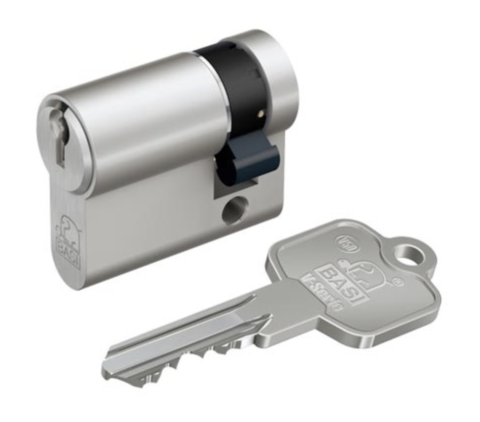 Afbeelding van Basi V50 Halve profielcilinder 10/30 mm KA11