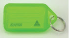 Afbeelding van Kevron sleutellabels groot Neon groen 25 (schrijfvlak 74x38) 25 stuks