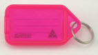Afbeelding van Kevron sleutellabels groot Neon roze 25 (schrijfvlak 74x38) 25 stuks