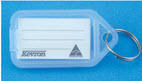 Afbeelding van Kevron sleutellabels groot transparant (schrijfvlak 74x38) 25 stuks